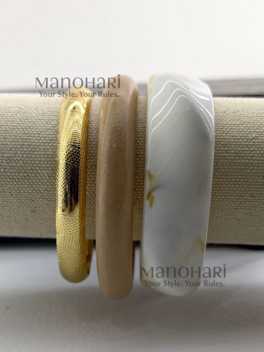 MN-BR-IRLB-AUR-01_2 Aurelia ivory resin luxe bracelet for women gold plated jewellery