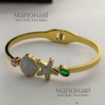 Aurelia ocean pearl bracelet for women 18K gold plated jewellery