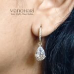 Aurelia golden dew drops with elegant 18K gold teardrop detailing