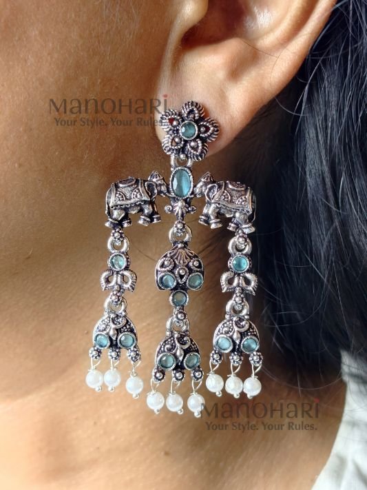 MN-ER-AREH-AAR-01_1 Aarini royal elephant heritage earrings ethnic statement jewellery
