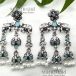 Aarini royal elephant heritage earrings ethnic statement jewellery