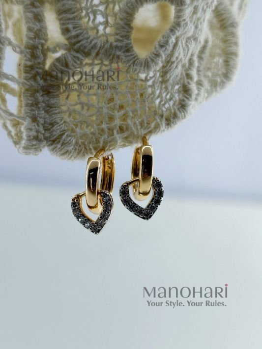 MN-ER-GAC-NOR-01_1 Noor Golden Aura CZ earrings for women elegant sparkling jewellery