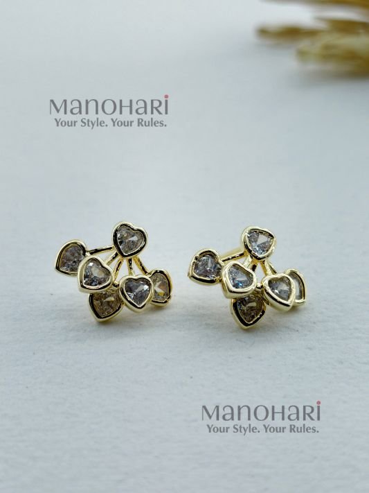 Miya Seoul spark earrings with elegant Korean inspired modern detailing