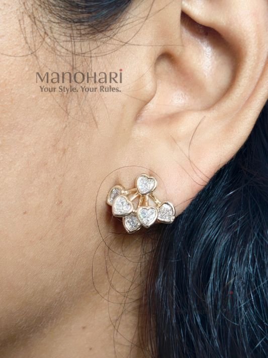 Miya Seoul spark earrings with elegant Korean inspired modern detailing