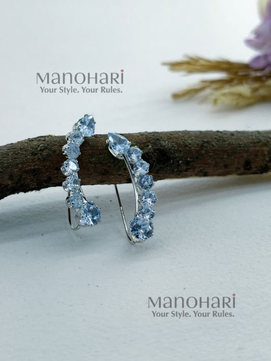 MN-ER-RCEC-ROY-01_2 Royal crystal ear cuff silver tone contemporary jewellery