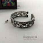 Ishani elephant heritage kada oxidized ethnic jewellery