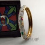 Meher regal meenakari kada gold plated ethnic jewellery