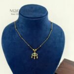 Meher evil eye luxe mangalsutra with cubic zirconia detailing