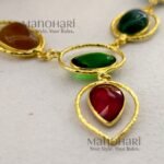 Aurelia glossy luxe necklace set with matching earrings