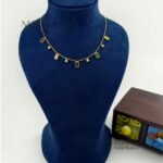Aurelia multistone charm necklace with colorful stone and pearl detailing
