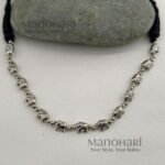 Aarini royal elephant heritage necklace with oxidized silver detailing