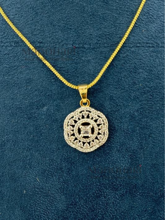 Aurelia Austrian grace pendant set with sparkling crystal stone detailing