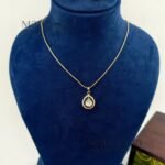 Aurora Austrian luxe pendant set with sparkling crystal stone detailing