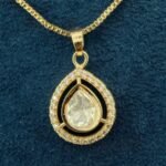 Aurora Austrian luxe pendant set with sparkling crystal stone detailing