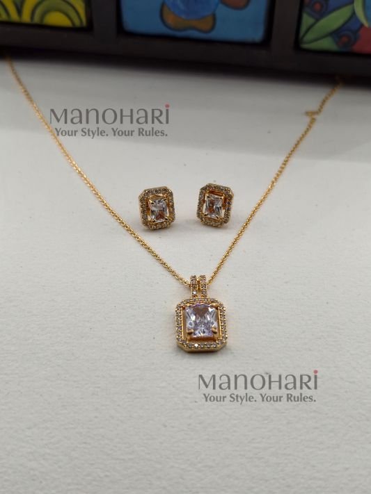Meher rose grace pendant collection with elegant rose rhodium detailing