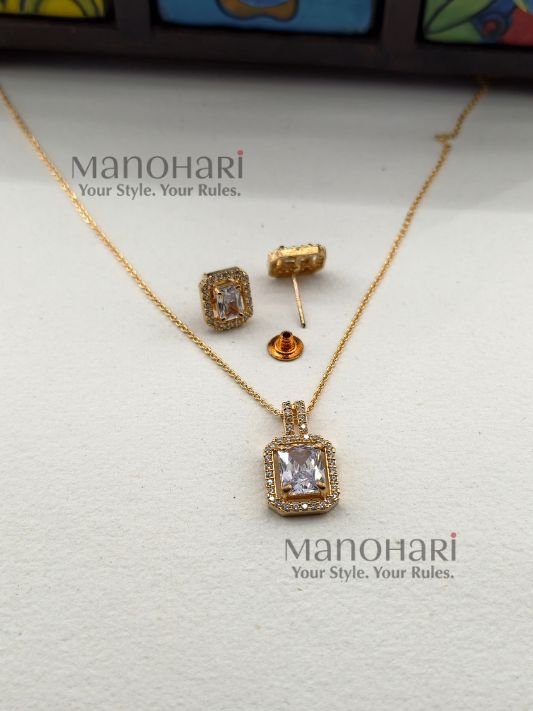 Meher rose grace pendant collection with elegant rose rhodium detailing