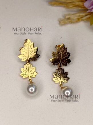 Premium stainless steel earrings for women featuring a sleek modern design with a polished finish