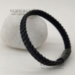 Arjun signature bracelet for men crafted from premium stainless steel with a sleek polished finish