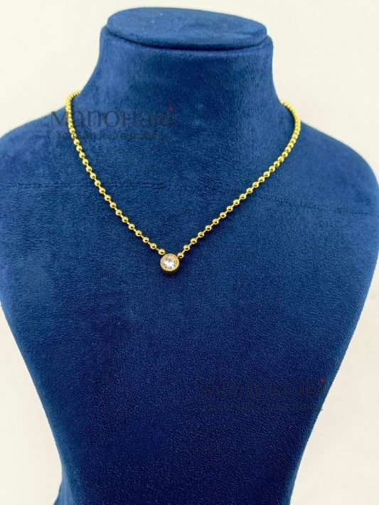 MN-NK-AEGN-AUR-01_4 Crafted to shine every day, the Aurelia Everglow Necklace combines timeless elegance with lasting brilliance for effortless style.