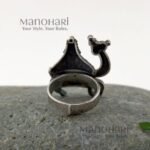 Aarini desert caravan ring with detailed camel motif statement design