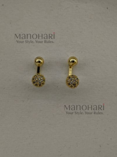 **Liora Double Drop Earrings featuring a premium anti-tarnish gold-plated finish with an elegant double-drop design, lightweight and stylish for everyday wear and special occasions.**