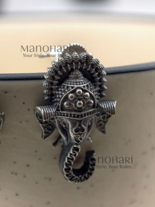 **Nivara Nature Stud Earrings crafted from premium brass with a radiant silver-plated finish, featuring an elegant nature-inspired stud design for lightweight everyday wear.**