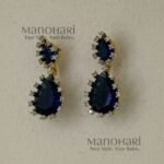 Elara Victorian AD stone earrings with premium sparkling design for women, ideal for weddings and special occasions