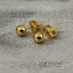 Aira Dewdrop Glow earrings with elegant dewdrop-inspired design, 18K plating, anti-tarnish and waterproof finish for women