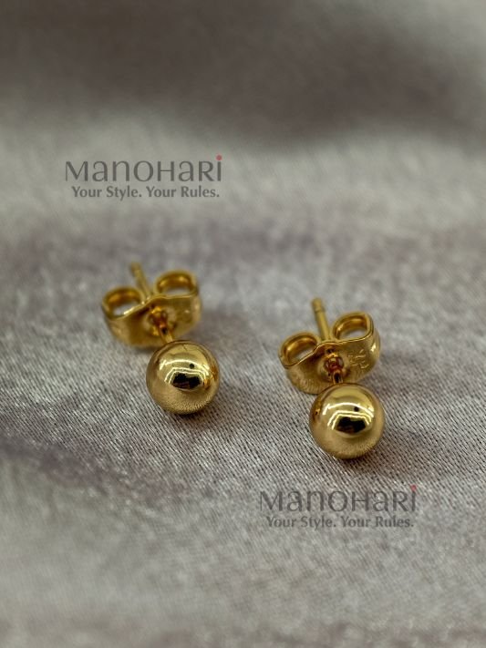 Aira Dewdrop Glow earrings with elegant dewdrop-inspired design, 18K plating, anti-tarnish and waterproof finish for women