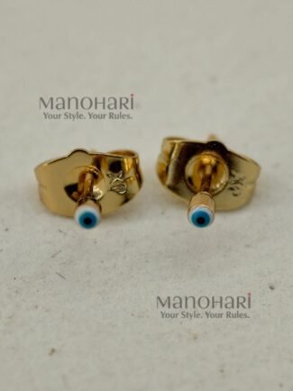 Izu Mystic Eye minimalist eye-inspired earrings with an elegant anti-tarnish finish for women