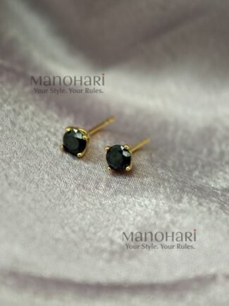 Aurelia Petite Elegance 18K plated stud earrings with delicate 0.2 cm minimalist design and anti-tarnish finish for women