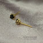 Aurelia Petite Elegance 18K plated stud earrings with delicate 0.2 cm minimalist design and anti-tarnish finish for women