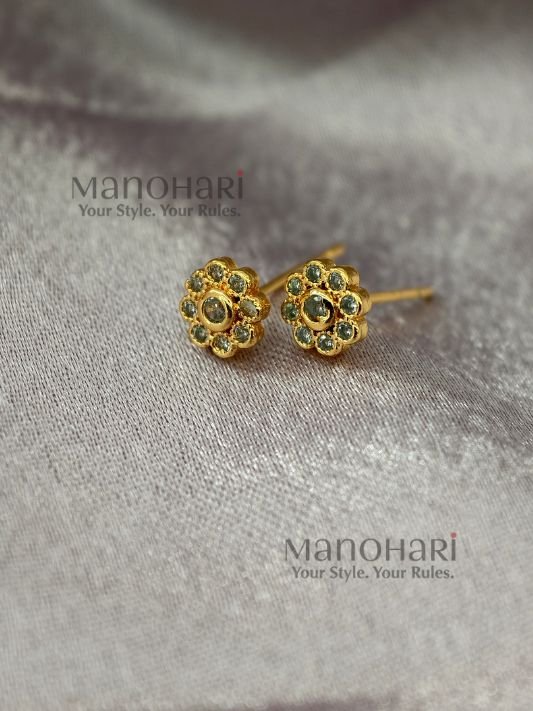 MN-ER-RCE-ELA-01_1 Elara Radiant CZ earrings with delicate 0.25 cm design, sparkling crystal detail and anti-tarnish finish for women