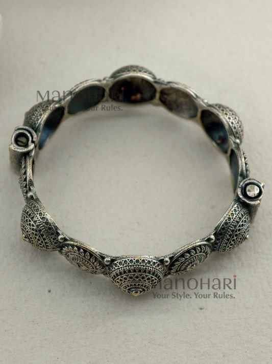 MN-BR-OXI-NAI-01_1 Naira Rustic Silver Elegance 5.5 cm openable kada with rustic silver oxidised finish for women