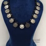 Vanya Banjara Tribal Heritage oxidised statement necklace with adjustable fit and matching earrings